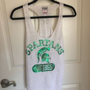 Victoria’s Secret PINK Michigan State Tank Top